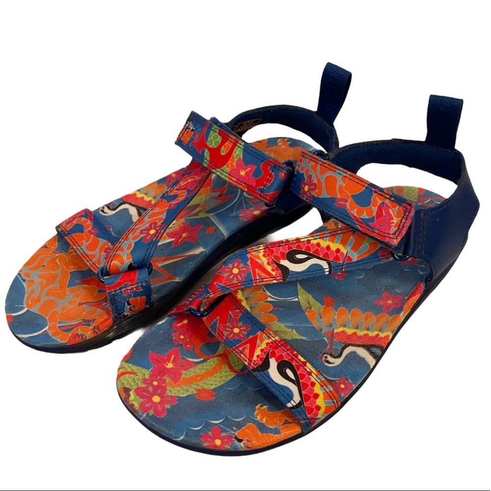 DR. MARTENS Balfour Z Strap Multi Colored Floral Sandals